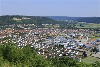 View of the town of Beilngries in the Altmühltal in Bavaria