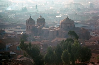 Morning Mist in Cusco, Peru, South America