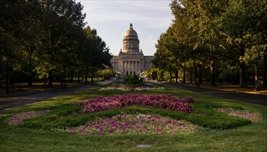 The Kentucky State Capitol Frankfort house of the three branches state government of the