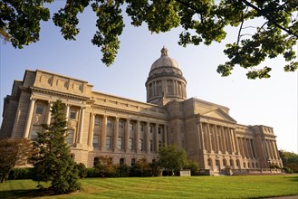 The Kentucky State Capitol Frankfort house of the three branches state government of the