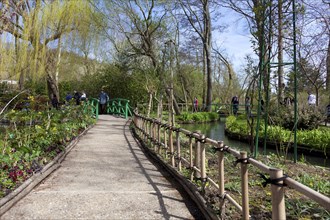 Gardens of the house of Monet, Giverny, Haute Normandie, France, Europe