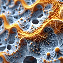 Abstract illustration of fractal patterns found in nature representing the application of