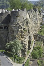 The Bock fortifications and casemates in Luxembourg, Grand Duchy of Luxembourg