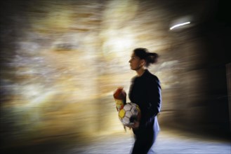 Annalena Bärbock (Alliance 90/The Greens), photographed during a memorial ceremony for the