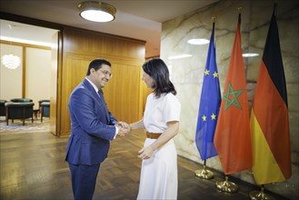 Annalena Bärbock (Alliance 90/The Greens), Federal Foreign Minister, meets the Foreign Minister of