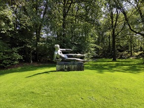 Sculpture park with a sculpture by Aristide Maillol, classical modernism, De Hoge Veluwe National