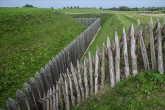 Dybbøl Banker entrenchment, memory from the war with Germany 1864, Dybbol, Sonderborg, Als, South