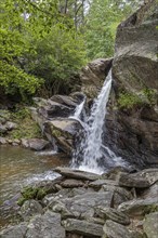 Cheaha Falls along the Chinnabee Silent Trail through Talladega National Forest near Lineville,