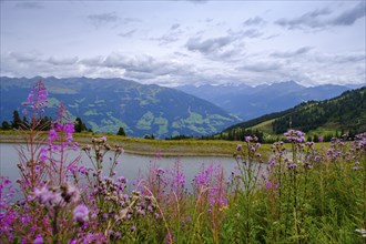 Mizun reservoir, Zillertaler Höhenstraße, Zillertal, Tyrol, Austria, Europe