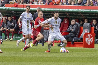 20.04.2024, Football 2nd Bundesliga, Season 2023/24, Matchday 30: 1. FC Kaiserslautern vs SV Wehen