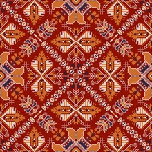 Traditional Bulgarian embroidery vector pattern