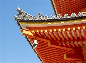 Sanju-no-to, Three Storied Pagoda, Kiyomizu-dera temple, Kyoto, Japan, Asia