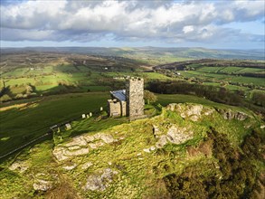 Brentor Church, St Michael's Church, Brentor, Dartmoor, Tavistock, England, United Kingdom, Europe