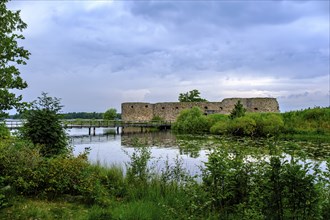 Kronoberg Castle Ruins (Kronobergs slottsruin), Växjö, Smaland, Kronobergs län, Sweden, Europe