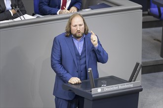 Anton Hofreiter, Member of the German Bundestag (Alliance 90/The Greens), recorded during a speech