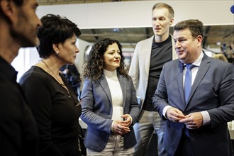 (L-R) Hubertus Heil (SPD), Federal Minister of Labour and Social Affairs, Daniel Terzenbach,