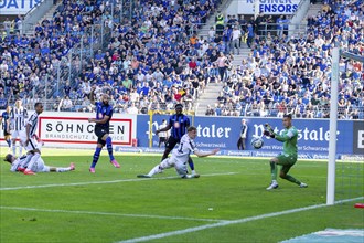 11.05.2024, Football 3rd division, Season 2023/24, Matchday 37: Waldhof Mannheim vs SV Sandhausen