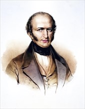 Johann Czermak, Physician, Doctor, Historical, digitally restored reproduction from a 19th century