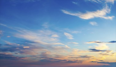 Beautiful dramatic scenic after sunset sky background after sunset