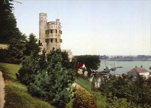 Belvedere of Nymegen, Nijmegen, Nijmegen, Holland, ca 1895, Historical, digitally restored