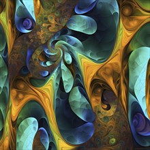 Abstract illustration of fractal patterns found in nature representing the application of