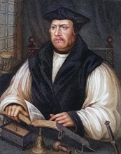 Matthew Parker 1504-1575, Anglican Archbishop of Canterbury 1559-75, from the book Lodges British