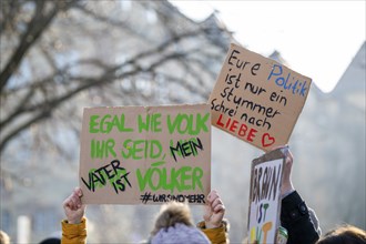 Recordings as part of the demonstration Haltung zeigen! against the AfD's Nazi deportation plans on