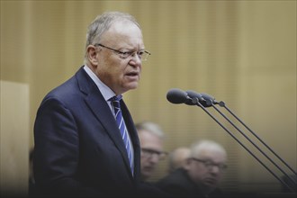 Stephan Weil, SPD, Minister President of Lower Saxony, recorded during a meeting of the Bundesrat