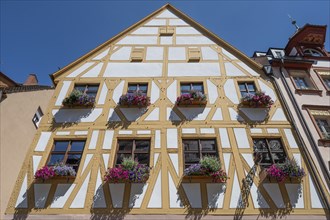 Historic half-timbered house, headquarters of the Altstadtfreunde Nürnberg, Weißgerbergasse 10,