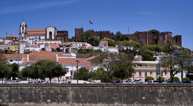 Silves, Castle, Castelo de Silves, Cathedral, Sé Catedral de Silves, Algarve, Portugal, Europe