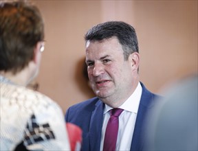 Hubertus Heil, Federal Minister of Labour and Social Affairs, pictured at the start of a cabinet