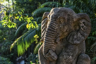 Elephant figure, stone, elephant, statue, temple, religion, sculpture, architecture, temple figure,