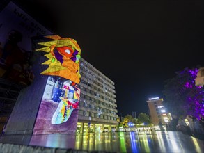 Vanessa Cardui Karl-Marx-Monument, Hands off!, The 2nd edition of Light our Vision under the motto