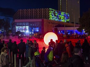 Stadthallenbrunnen, dip, Jonas Vogt The 2nd edition of Light our Vision under the motto LICHT.MACHT