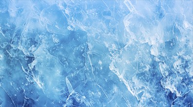 Ice surface background. Cold winter, frozen lake or concept of being cold, AI generated