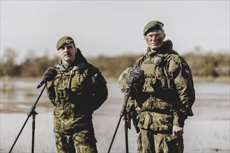 (L-R) Colonel Jiri Libal, Commander 4th Rapid Deployment Brigade, and Brigadier General Alexander