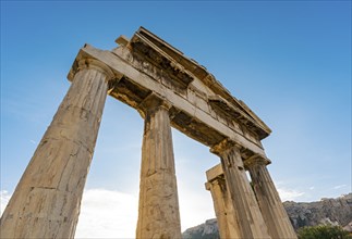 Gate of Athena Archegetis, Roman Agora, Athens, Greece, Europe