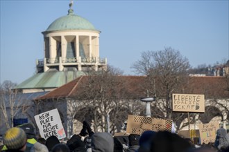 Recordings as part of the demonstration Haltung zeigen! against the AfD's Nazi deportation plans on