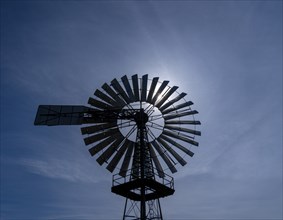 Wind turbine at Lobbe wind farm, Rügen, Mecklenburg-Western Pomerania, Germany, Europe