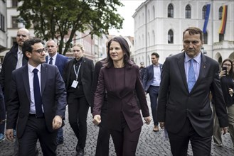 Annalena Bärbock (Alliance 90/The Greens), Federal Foreign Minister, Stephane Sejourne, Minister