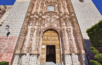 Entrance of the Templo De San Francisco (San Francisco Temple) in historic city center of San