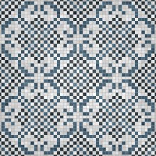 Mosaic tiles background, seamless vector pattern