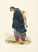 Chippeway Woman & Child 2 (1838), Native American, Historical Native American tribes from North