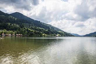 Bühl, Großer Alpsee, Immenstadt, Oberallgäu, Allgäu, Swabia, Bavaria, Germany, Europe