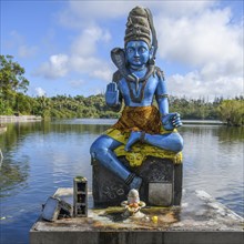 Sculpture Figure Statue of Hindu God Hindu deity Lord Shiva of Hindu religion Hinduism standing