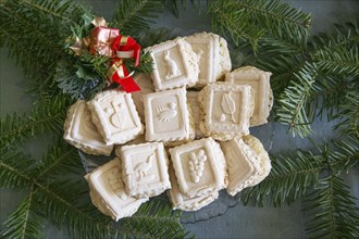 Swabian cuisine, Swabian Christmas biscuits, Springerle, typical Swabian, baking, Christmas bakery,