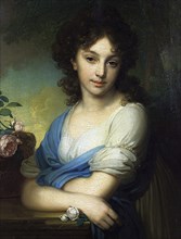 Elena Alexandrovna Naryshkina, 1799, oil on canvas. Vladimir Lukich Borovikovsky (1757-1825),