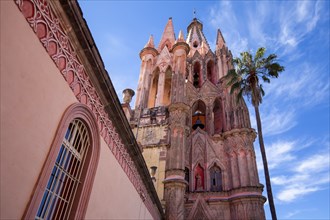 Landmark cathedral of San Miguel Archangel, Parroquia De San Miguel Arcangel, in historic city