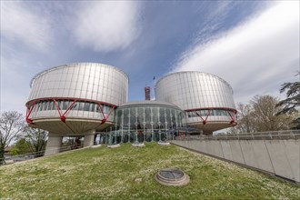 European Court of Human Rights, ECHR. Strasbourg, Alsace, Bas Rhin, France, Europe