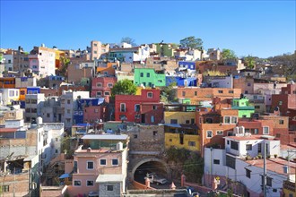 Guanajuato, Mexico, scenic old town streets, Central America